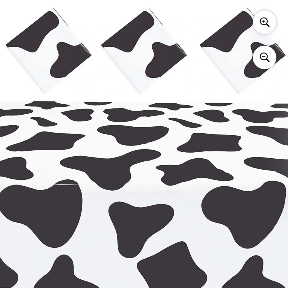 Cow Print Tablecloth